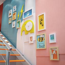 兒童組合早教院校彩色圍欄家長休息椅長條換鞋凳子幼兒園軟包椅子 歷史價格詳細信息