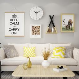 組合裝飾畫北歐雕塑掛畫沙發背景牆黑白壁畫客廳人物餐廳簡約 歷史價格詳細信息