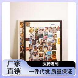 拍立得相框冰箱贴贴个性创意3寸照片吸相册洞洞板性装饰~清倉 歷史價格詳細信息