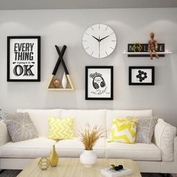 實物裝置畫輕奢客廳餐廳床頭裝飾畫樣板間走廊餐廳圓木掛畫 歷史價格詳細信息