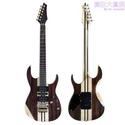 吉他樂器 雙搖電吉他 虎紋貼面 生命之樹指板 大廠精工質量保證 歷史價格詳細信息