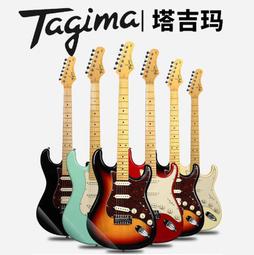 Tagima塔吉瑪TG510 530 T635兒童成人電吉他初學者入門演奏新手 歷史價格詳細信息