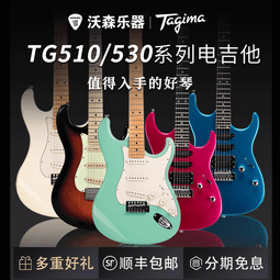 Tagima塔吉瑪TG510 530 T635兒童成人電吉他初學者入門演奏新手 歷史價格詳細信息