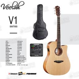 【送十大配件】免運全新 Veelah V1-DC  民謠吉他 雲杉單板 41吋標準木吉他 缺角 D桶 歷史價格詳細信息