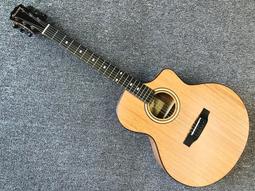 jf桶全單吉他虎紋楓木guitar41寸民謠單板樂器可混批 歷史價格詳細信息