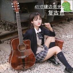 木吉他 新手吉他 入門吉他 民謠吉他 初學者38寸41寸民謠木吉他 新手練習吉它 網紅款學生 成 歷史價格詳細信息