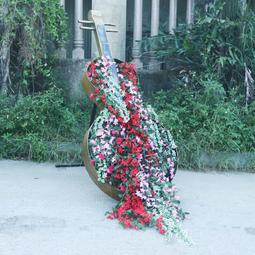 大型鐵藝七彩亞克力LED造型景觀室外廣場商場聖誕春節日裝飾美陳 歷史價格詳細信息