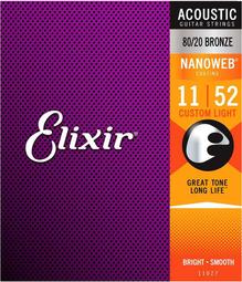 Elixir NANOWEB 16027 (11-52) 民謠吉他弦 木吉他弦 美國製造原廠包裝公司貨 歷史價格詳細信息