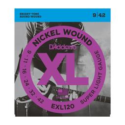 D'ADDARIO EXL120 09-42 電吉他弦 Super Light【凱傑樂器】 歷史價格詳細信息