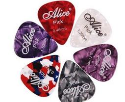 【華邑樂器37001-1】Alice 珍珠賽璐璐吉他彈片 PICK 0.46mm (100片/盒 AP-100A) 歷史價格詳細信息