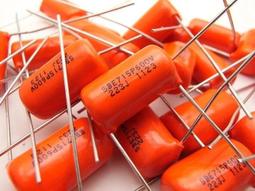 美國SPRAGUE 0.01uF 200V 橘色 立式金屬膜電容 1顆1標 歷史價格詳細信息