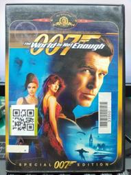 007 縱橫天下 The World Is Not Enough 二手裸片 DVD 專輯 &lt;G03&gt; 歷史價格詳細信息