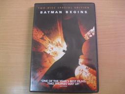 蝙蝠俠：開戰時刻DVD 雙碟特別版 克利斯汀貝爾，台灣正版全新 黑暗騎士 歷史價格詳細信息