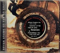 布萊恩亞當斯 BRYAN ADAMS-SO FAR SO GOOD CD專輯 二手 D20 歷史價格詳細信息