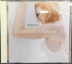 MADONNA SOMETHING TO REMEMBER CD專輯 二手 D25 歷史價格詳細信息