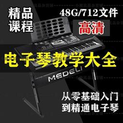 電子琴自學全套視頻教程U盤零基礎入門初學到精通64G優盤教學MP4 歷史價格詳細信息