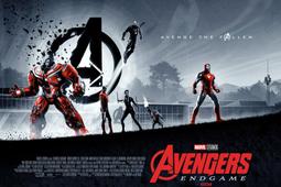 (韓星工場) 復仇者聯盟1+2奧創紀元+3無限之戰+4終局之戰-A3 護膜海報 歷史價格詳細信息