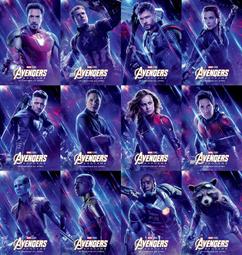 (韓星工場) 復仇者聯盟1+2奧創紀元+3無限之戰+4終局之戰-A3 護膜海報 歷史價格詳細信息