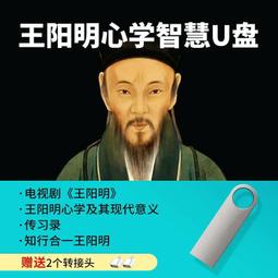 王陽明心學U盤64G電視劇記錄音頻視頻講解述要優盤手機電腦兩用 歷史價格詳細信息