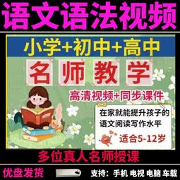 小初高語文語法視頻教程學習u盤語法基礎知識教學優盤 價格比較,價格查詢,歷史價格詳細信息