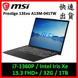 微星 Prestige 13Evo A13M-041TW 極致輕巧 990g 歷史價格詳細信息