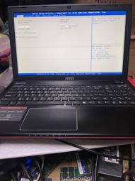 筆電零件機  MSI MS-1461 X410 筆電 AMD MV-40 14吋 DDR2 667 歷史價格詳細信息
