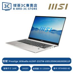 Prestige 16Studio A13VF-232TW 16吋 商務筆電 16G 1TB 筆記型電腦 MSI452 歷史價格詳細信息