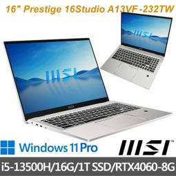 Prestige 16Studio A13VF-232TW 16吋 商務筆電 16G 1TB 筆記型電腦 MSI452 歷史價格詳細信息