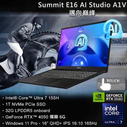 MSI Summit E16 AI Studio A1VETG-010TW(Intel Core Ultra 7 155H/32G/1T/RTX4050/W11P/16) 歷史價格詳細信息