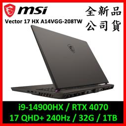MSI微星 Vector 17 HX 17吋電競筆電灰色(i9-14900HX/32GB/1TB/RTX 4080-12G/WIN11/A14VHG-888TW) 歷史價格詳細信息