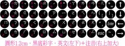 ◎訂製鍵盤貼紙~優質品,不反光筆記型鍵盤．韓文+英文+注音(縮字版)．尺寸:1.5x1.5cm-白底彩字 歷史價格詳細信息