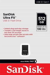 SanDisk 512GB 512G Ultra Fit CZ430 USB 3.0 3.1 高速 迷你 隨身碟 價格比較,價格查詢,歷史價格詳細信息