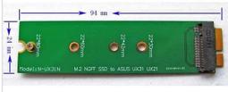 M.2 NGFF SSD轉ASUS UX31 UX21筆記本用接口SSD轉6+12 pin轉接卡（量大從優） 歷史價格詳細信息