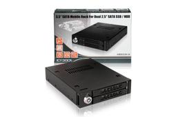 ICY DOCK 全金屬 2.5吋U.2/U.3 NVMe 轉3.5吋裝置空間 固態硬碟抽取盒(MB601VK-B) 歷史價格詳細信息