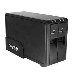 CyberSLIM 2.5吋/3.5吋雙層硬碟外接盒 SSD 2.5吋固態硬碟盒 USB3.0 S2-U3C6G PLUS 歷史價格詳細信息