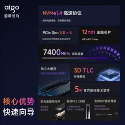 愛國者P7000D固態硬盤1T/2T/4T獨立緩存M.2臺式電腦PS5筆電SSD 歷史價格詳細信息