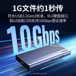 綠聯m2固態硬盤盒子m.2雷電3nvme/sata雙協議筆電移動ssd外接盒 歷史價格詳細信息