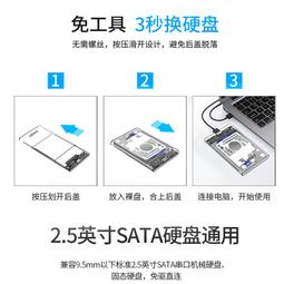 2.5寸移動透明硬盤盒外接機械sata固態ssd筆電電腦臺式轉usb3.0硬盤盒Type-C筆電臺式3.1接口機械硬盤 歷史價格詳細信息