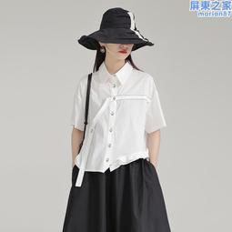 中創日臻小眾設計不規則中長款防曬衣女黑色燕尾網紗拼接雞眼襯衫 歷史價格詳細信息