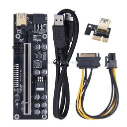 PCI-E轉顯卡延長線1轉6PCI-EX1轉X16顯卡插槽PCI-E轉接卡1轉6口卡 歷史價格詳細信息