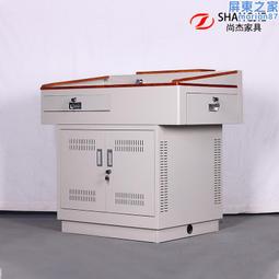 多媒體講臺顯示器隱藏式中控講桌鋼製學校教師智能可升降講臺 歷史價格詳細信息