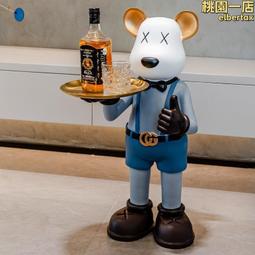 暴力熊大型落地迎賓擺件客廳電視櫃沙發旁辦公室音響裝飾燈品 歷史價格詳細信息