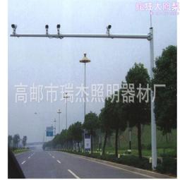 八角監控立杆6米6.5米道路交通信號燈杆紅綠燈杆卡口立柱L型杆件 歷史價格詳細信息