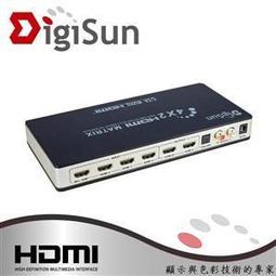 DigiSun VH712Z 4K2K HDMI一入二出影音分配器 1.4V 歷史價格詳細信息