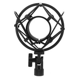 麥克風防震架 防震架 避震架 錄音 直播 廣播 專用 黑色 Podcast【凱傑樂器】 歷史價格詳細信息