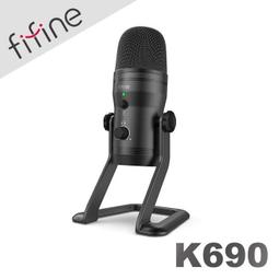 FIFINE K690 USB 專業級電容式麥克風/隨插即用/四種收音模式/一鍵靜音 歷史價格詳細信息