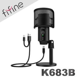 FIFINE K683B USB心型指向電容式麥克風/隨插即用/一鍵靜音/防噴罩/金屬結構 歷史價格詳細信息