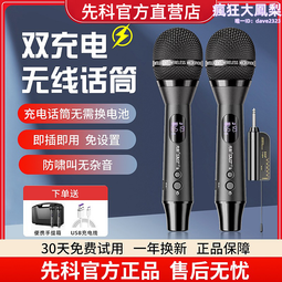 萬能無線麥克風一拖二u段帶接收器調頻ktv會議卡拉ok通用話筒 歷史價格詳細信息