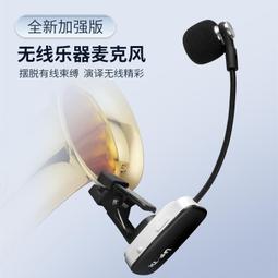 薩克斯無線麥克風話筒樂器拾音長號嗩吶專業戶外舞臺演奏錄音耳麥 歷史價格詳細信息