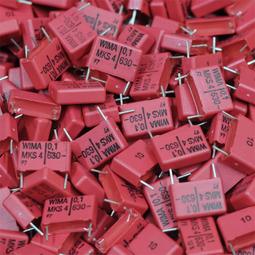 WIMA電容63v4.7uF475 4UF 4.7UF 63V 紅威馬德國原裝全新威瑪電容 歷史價格詳細信息